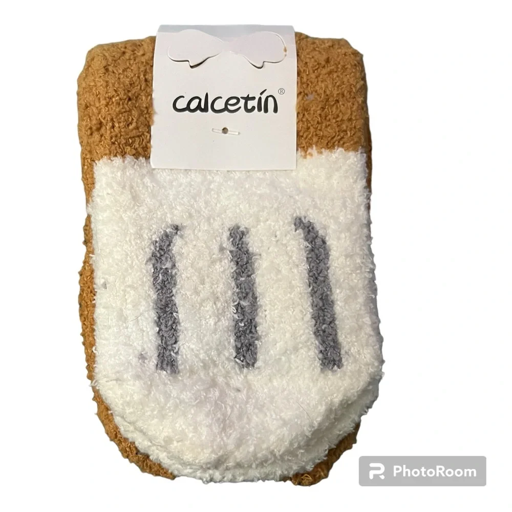 NEW IN PACKAGING Fluffy Adult Socks - Set of 4